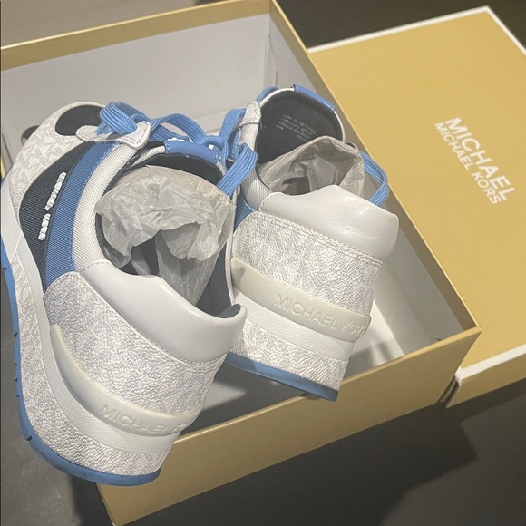 Michael Kors Blue and White Sneakers - Picture 5 of 11
